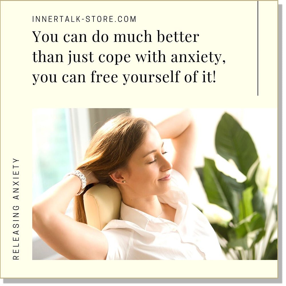 Releasing Anxiety: Discovering Self-Peace - An InnerTalk subliminal self-help / personal empowerment CD / MP3. The best method for positive subliminal affirmations; patented, proven, and guaranteed
